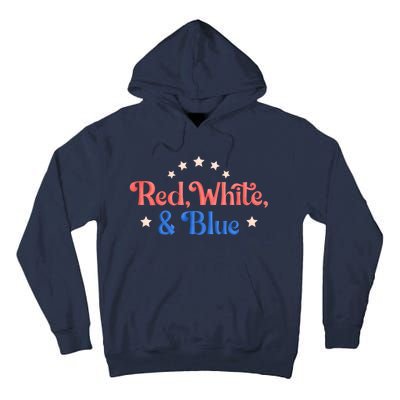 Red White And Blue 4th Of July Holiday Tall Hoodie