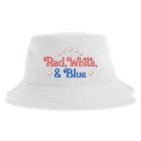 Red White And Blue 4th Of July Holiday Sustainable Bucket Hat