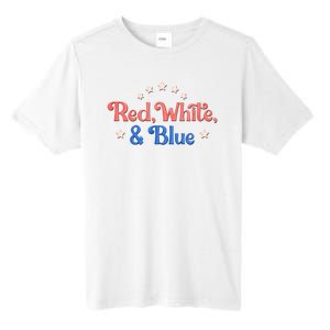 Red White And Blue 4th Of July Holiday Tall Fusion ChromaSoft Performance T-Shirt