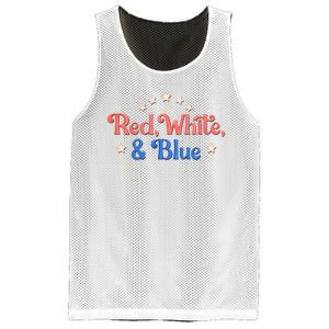 Red White And Blue 4th Of July Holiday Mesh Reversible Basketball Jersey Tank