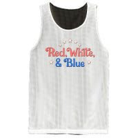 Red White And Blue 4th Of July Holiday Mesh Reversible Basketball Jersey Tank