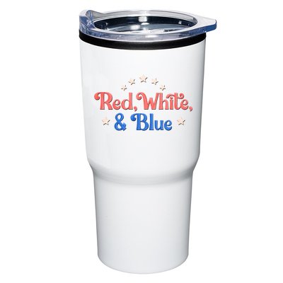 Red White And Blue 4th Of July Holiday Tumbler