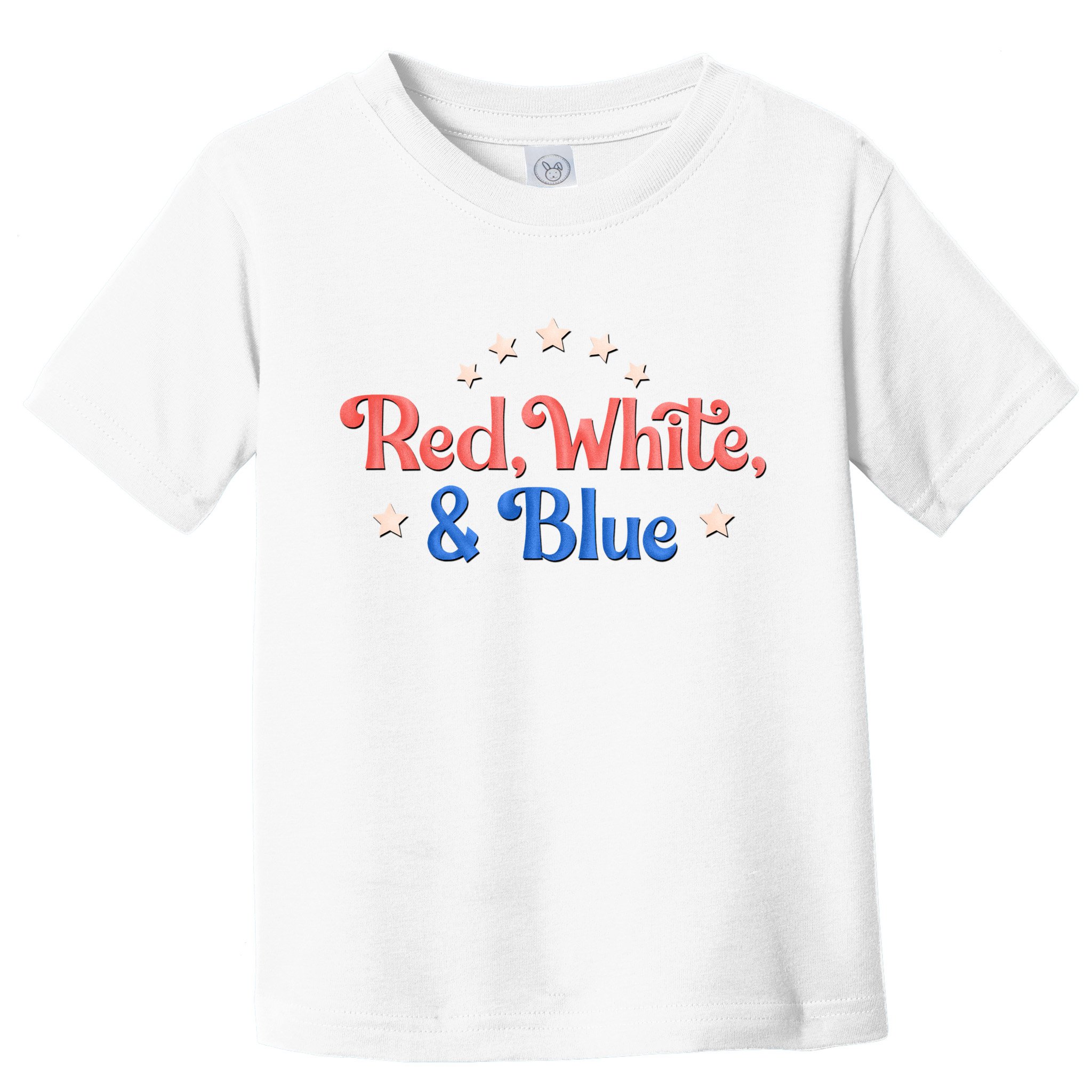 Red White And Blue 4th Of July Holiday Toddler T-Shirt