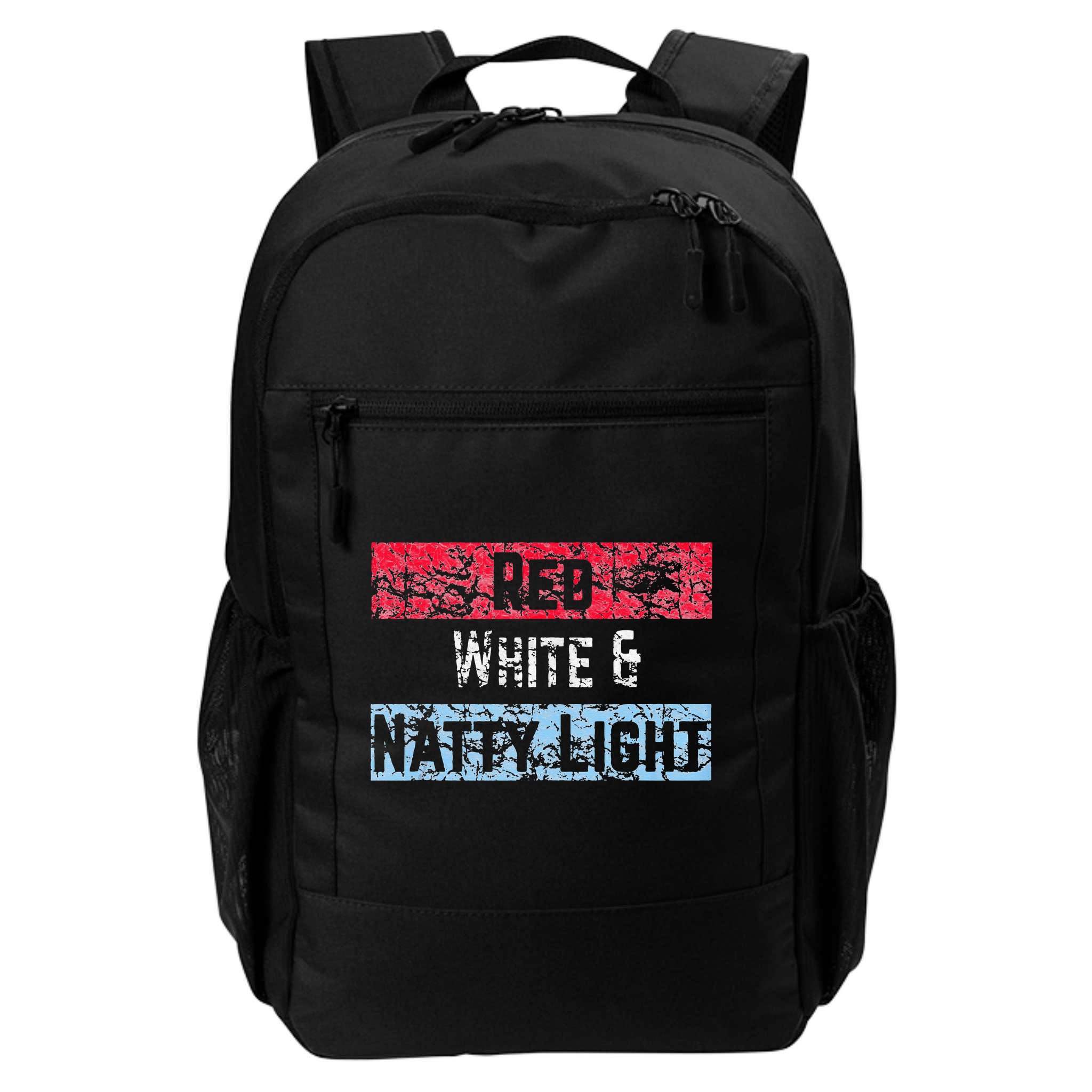 Red White And Natty Light 4th of July Backpack