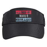 Red White And Natty Light 4th of July Adult Drive Performance Visor