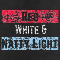 Red White And Natty Light 4th of July Adult Drive Performance Visor