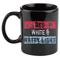 Red White And Natty Light 4th of July 11oz C Handle Ceramic Mug