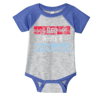 Red White And Natty Light 4th of July Infant Baby Jersey Bodysuit