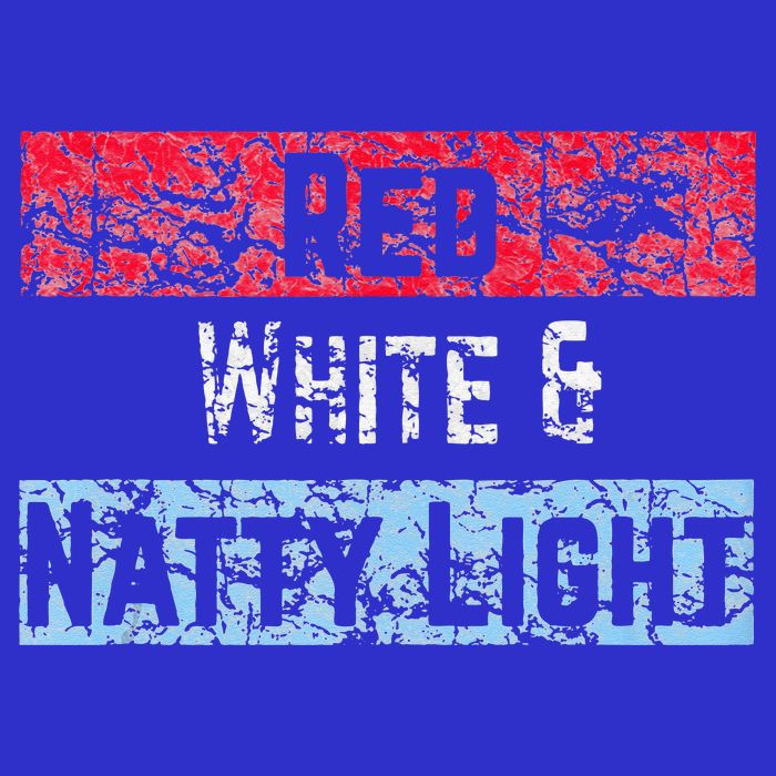 Red White And Natty Light 4th of July Zip Tote Bag