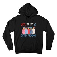 Red White And Baby Boom Happy 4th Of July Nicu Nurse Lover Hoodie