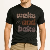 Retro Wake And Bake Funny Sourdough Starter Bread Baking Performance Shirt