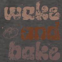 Retro Wake And Bake Funny Sourdough Starter Bread Baking Vector Backpack