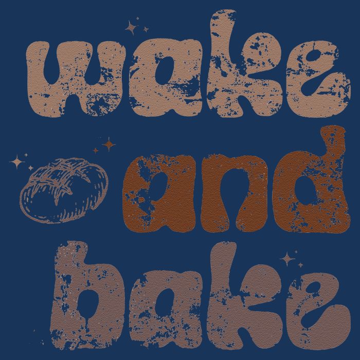 Retro Wake And Bake Funny Sourdough Starter Bread Baking Infant Baby Jersey Bodysuit