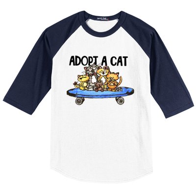 Russell Westbrooks Adopt A Cat Baseball Sleeve Shirt