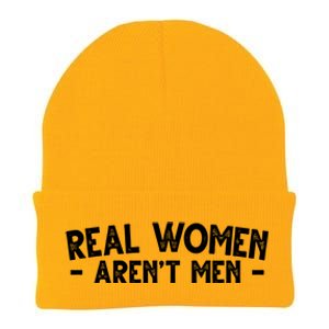 Real Women Aren't Men Knit Cap Winter Beanie