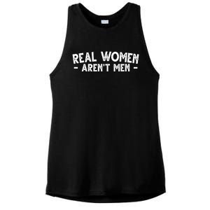 Real Women Aren't Men Ladies PosiCharge Tri-Blend Wicking Tank