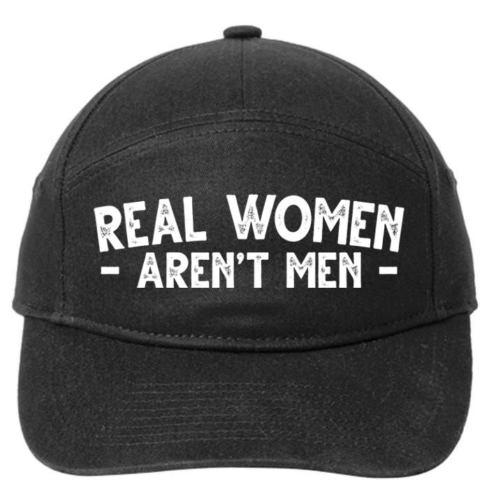 Real Women Aren't Men 7-Panel Snapback Hat