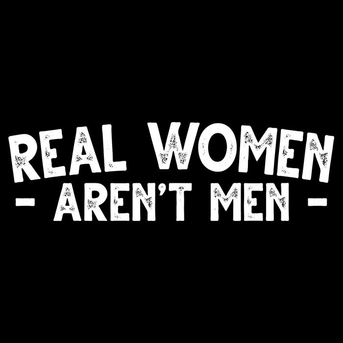 Real Women Aren't Men Drawstring Bag
