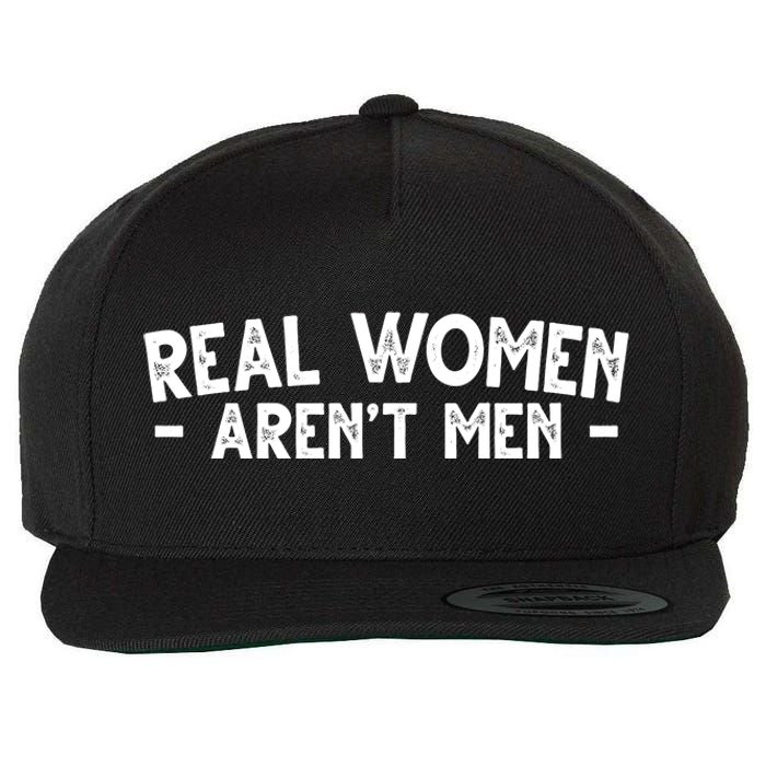 Real Women Aren't Men Wool Snapback Cap