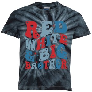 Red White And Due Matching Family Kids Tie-Dye T-Shirt