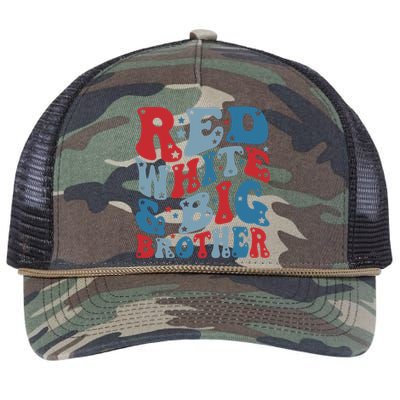 Red White And Due Matching Family Retro Rope Trucker Hat Cap