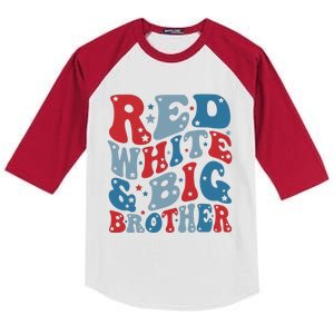 Red White And Due Matching Family Kids Colorblock Raglan Jersey