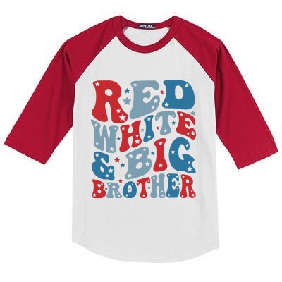 Red White And Due Matching Family Kids Colorblock Raglan Jersey