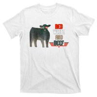 Red White And Funny Beef 4th Of July T-Shirt