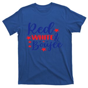 Red White And Boujee Freedom 4th Of July Funny Gift T-Shirt