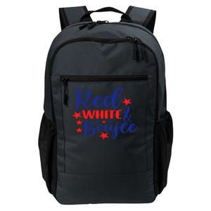 Red White And Boujee Freedom 4th Of July Funny Gift Daily Commute Backpack