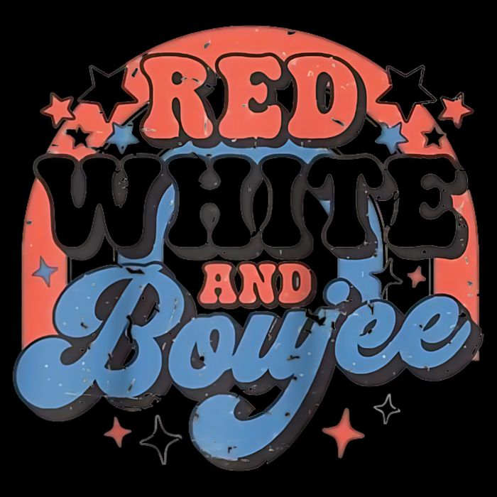Red White And Boujee 4th Of July Tie-Dye T-Shirt