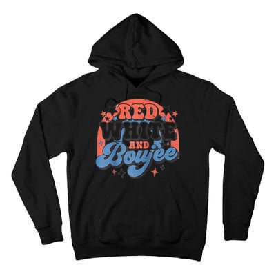 Red White And Boujee 4th Of July Tall Hoodie