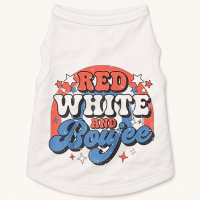 Red White And Boujee 4th Of July Doggie Tank