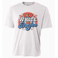 Red White And Boujee 4th Of July Cooling Performance Crew T-Shirt