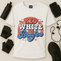 Red White And Boujee 4th Of July Performance Shirt