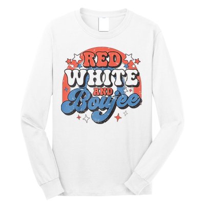 Red White And Boujee 4th Of July Long Sleeve Shirt
