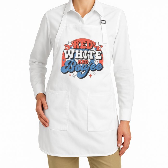 Red White And Boujee 4th Of July Apron