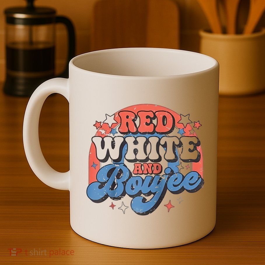 Red White And Boujee 4th Of July Mug