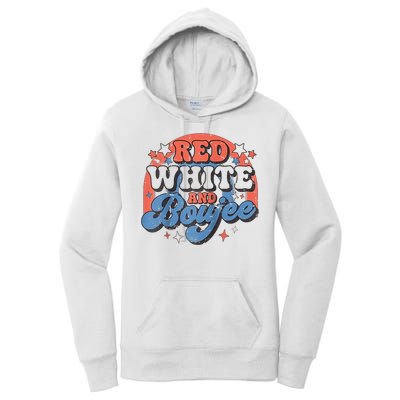 Red White And Boujee 4th Of July Women's Pullover Hoodie