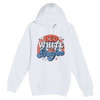 Red White And Boujee 4th Of July Premium Pullover Hoodie