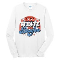 Red White And Boujee 4th Of July Tall Long Sleeve T-Shirt