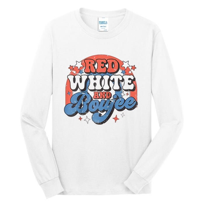 Red White And Boujee 4th Of July Tall Long Sleeve T-Shirt