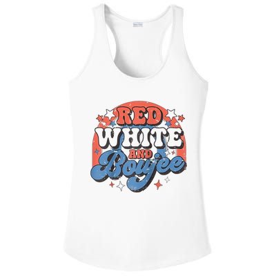 Red White And Boujee 4th Of July Ladies PosiCharge Competitor Racerback Tank