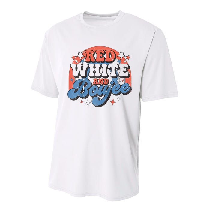 Red White And Boujee 4th Of July Performance Sprint T-Shirt