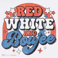 Red White And Boujee 4th Of July Poster
