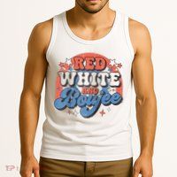 Red White And Boujee 4th Of July Tank Top