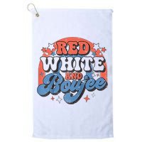 Red White And Boujee 4th Of July Golf Towel
