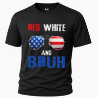 Red White And Bruh 4th Of July Performance Shirt