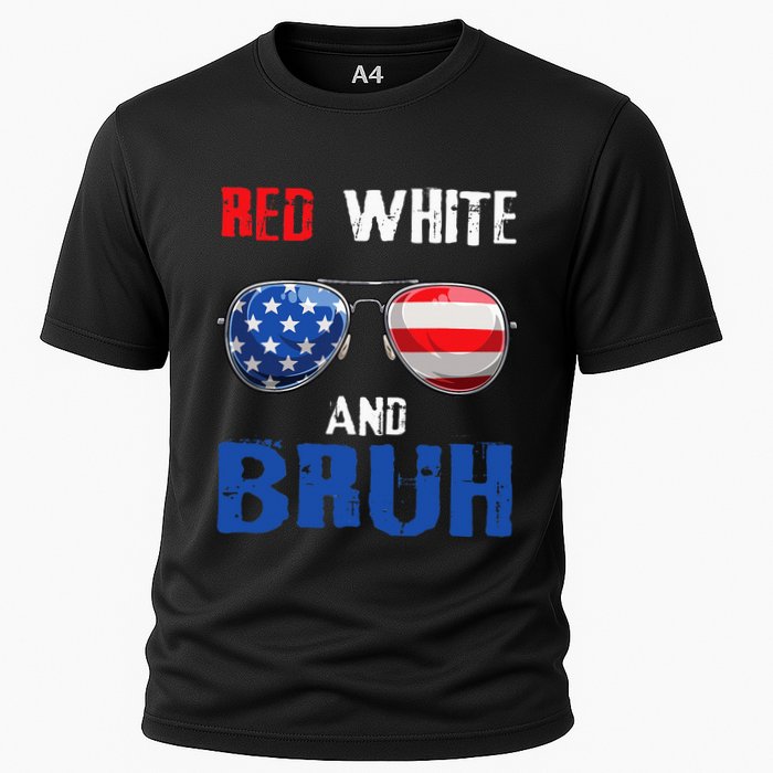 Red White And Bruh 4th Of July Performance Shirt