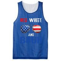 Red White And Bruh 4th Of July Mesh Reversible Basketball Jersey Tank